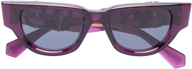 Valentino Eyewear VLogo Signature zonnebril met cat-eye montuur Paars