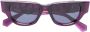 Valentino Eyewear VLogo Signature zonnebril met cat-eye montuur Paars - Thumbnail 1