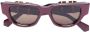 Valentino Eyewear VLogo Signature zonnebril met cat-eye montuur Rood - Thumbnail 1