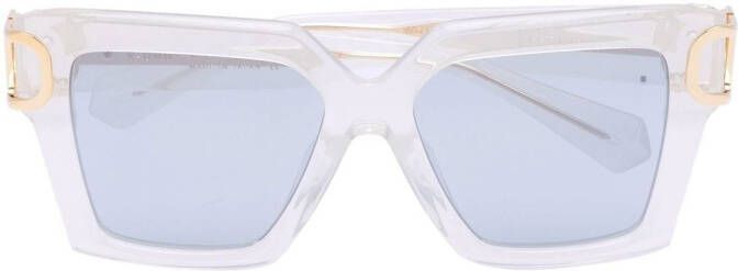 VALENTINO GARAVANI EYEWEAR VLogo Signature zonnebril met vierkant montuur Wit