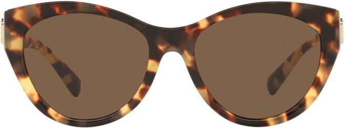 VALENTINO GARAVANI EYEWEAR Zonnebril met cat-eye montuur Bruin