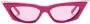 Valentino Eyewear Zonnebril met cat-eye montuur Roze - Thumbnail 1