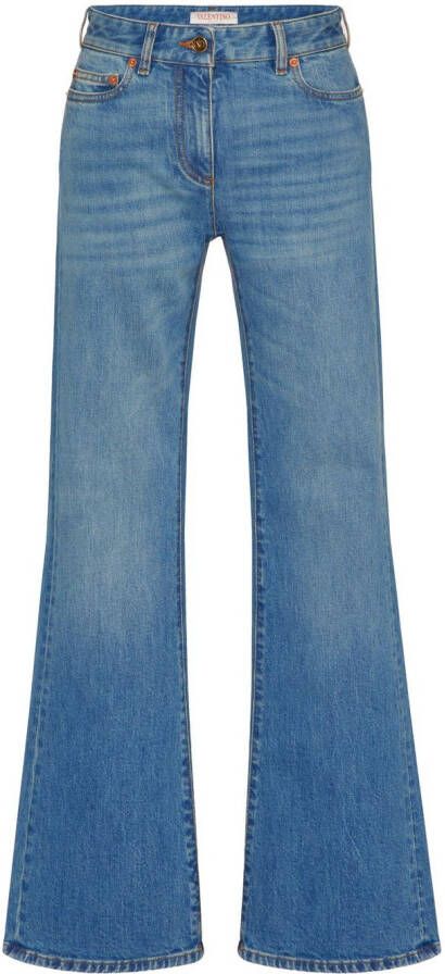 Valentino Garavani Flared jeans Blauw