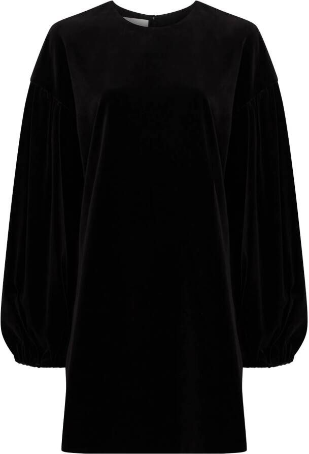 Valentino Garavani Fluwelen mini-jurk Zwart