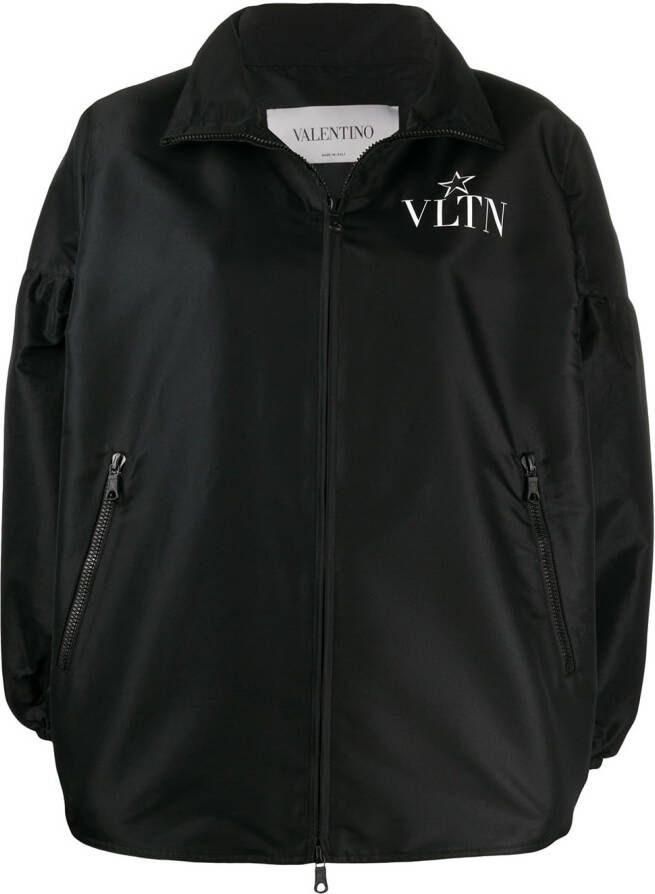 Valentino Garavani Bomberjack met logoprint Zwart