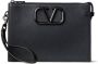 Valentino Garavani Clutch met logoplakkaat Zwart - Thumbnail 1