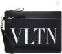 Valentino Garavani Clutch met logoprint Zwart - Thumbnail 1