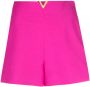 Valentino Garavani Crepe Couture short shorts Roze - Thumbnail 1