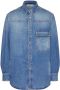 Valentino Garavani VLogo Signature denim overhemd Blauw - Thumbnail 1