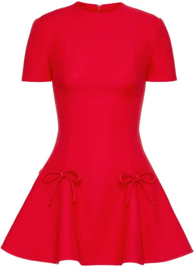 Valentino Garavani Flared mini-jurk Rood