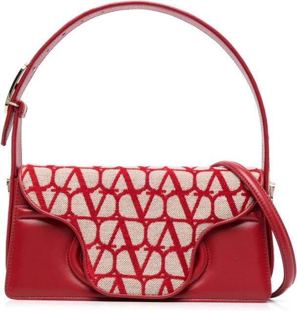 Valentino Garavani Le Grand Deuxième schoudertas Rood
