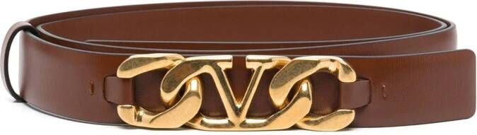 Valentino Garavani Leren riem Bruin