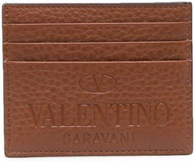 Valentino Garavani Pasjeshouder met logo-reliëf Bruin