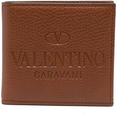 Valentino Garavani Pasjeshouder met logo reliëf Bruin