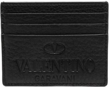 Valentino Garavani Pasjeshouder met logo-reliëf Zwart