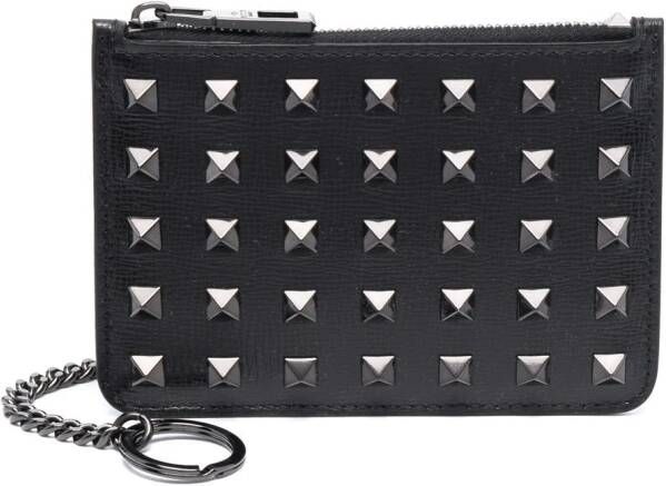 Valentino Garavani Pasjeshouder met studs Zwart