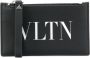 Valentino Garavani Pasjeshouder met VLTN print Zwart - Thumbnail 1