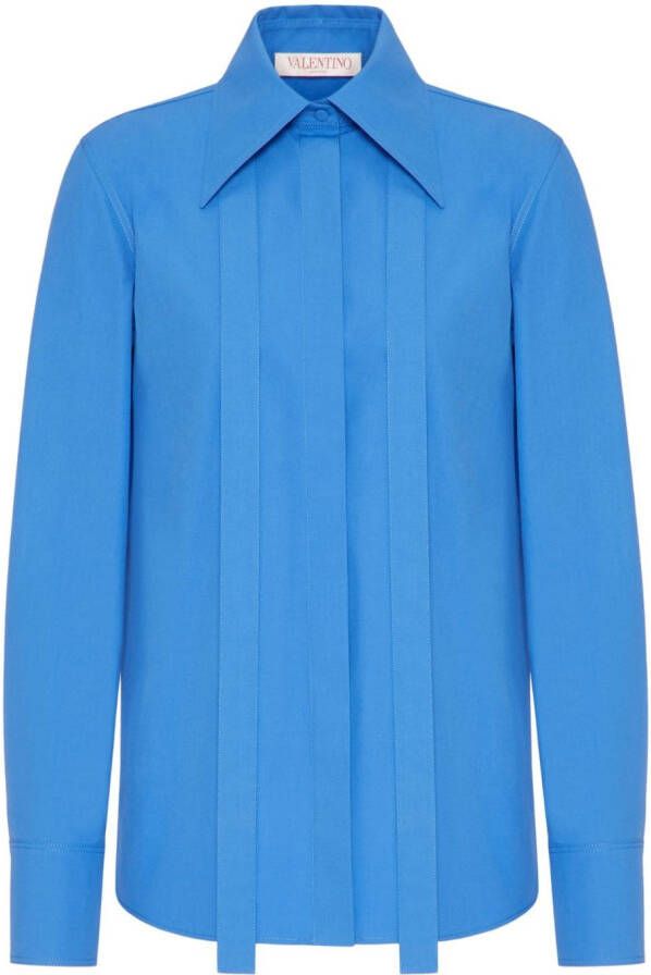 Valentino Garavani Popeline blouse Blauw