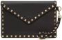 Valentino Garavani Rockstud leren clutch Zwart - Thumbnail 1