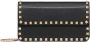 Valentino Garavani Rockstud leren clutch Zwart - Thumbnail 1