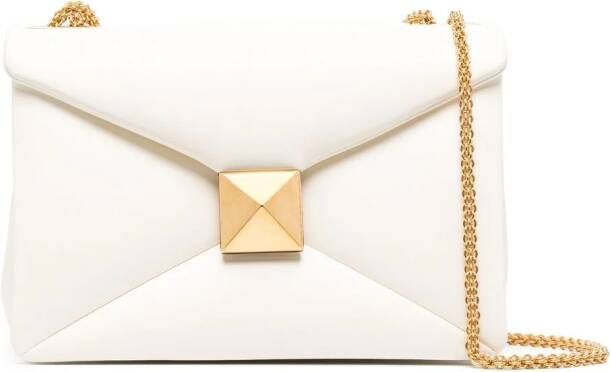 Valentino Garavani Rockstud schoudertas Beige