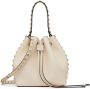 Valentino Garavani Rockstud schoudertas Beige - Thumbnail 1