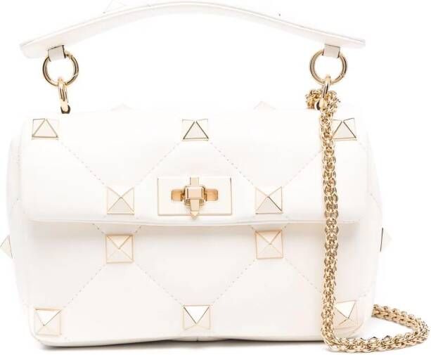 Valentino Garavani Rockstud schoudertas Wit