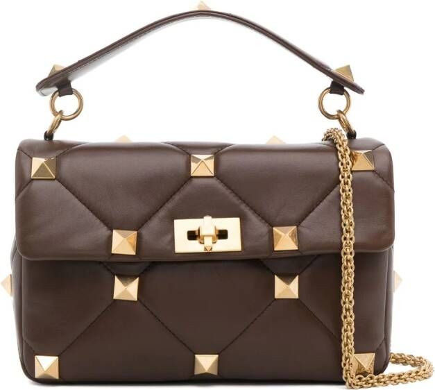 Valentino Garavani Rockstud shopper Bruin