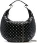 Valentino Garavani Rockstud Spike schoudertas Zwart - Thumbnail 1