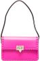 Valentino Garavani Rockstud leren schoudertas Roze - Thumbnail 1