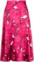 Valentino Garavani Rok met roosprint Roze - Thumbnail 1