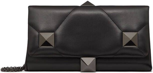 Valentino Garavani Roman Stud leren clutch Zwart