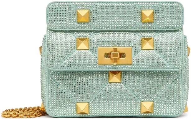 Valentino Garavani Roman Stud medium schoudertas Groen