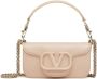 Valentino Garavani Schoudertas met logoplakkaat Beige - Thumbnail 1