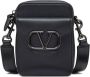 Valentino Garavani Schoudertas met V-logo Zwart - Thumbnail 1