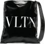 Valentino Garavani Schoudertas met VLTN print Zwart - Thumbnail 1