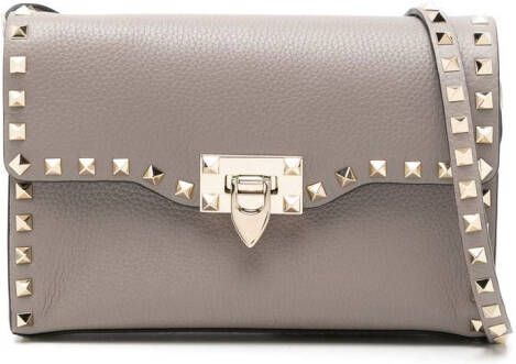 Valentino Garavani Rockstud kleine schoudertas Grijs