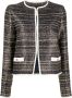 Valentino Garavani Tweed jack Blauw - Thumbnail 1