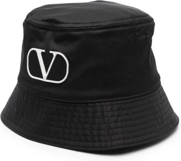 Valentino Garavani Vissershoed met geborduurd logo Zwart