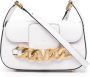 Valentino Garavani VLogo leren crossbodytas Wit - Thumbnail 1