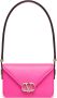 Valentino Garavani Leren schoudertas Roze - Thumbnail 1