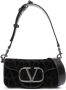 Valentino Garavani VLogo schoudertas met monogram Zwart - Thumbnail 1