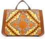 Valentino Garavani VLogo shopper met bandanaprint Oranje - Thumbnail 1
