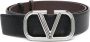 Valentino Garavani VLogo Signature gespriem Zwart - Thumbnail 1