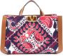 Valentino Garavani VLogo Signature shopper met bandanaprint Blauw - Thumbnail 1