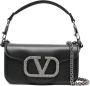 Valentino Garavani VLogo verfraaide crossbodytas Zwart - Thumbnail 1