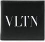 Valentino Garavani VLTN leren portemonnee Zwart - Thumbnail 1