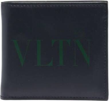 Valentino Garavani VLTN leren portemonnee Blauw
