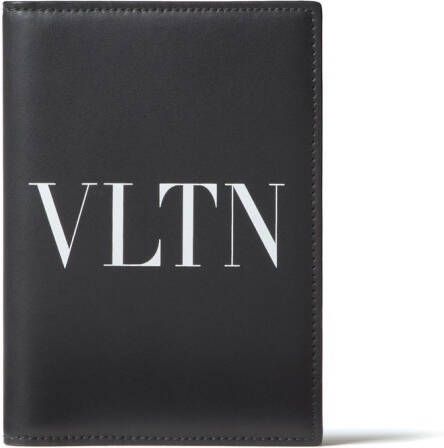 Valentino Garavani VLTN leren portemonnee Zwart