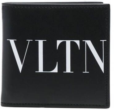 Valentino Garavani VLTN leren portemonnee Zwart